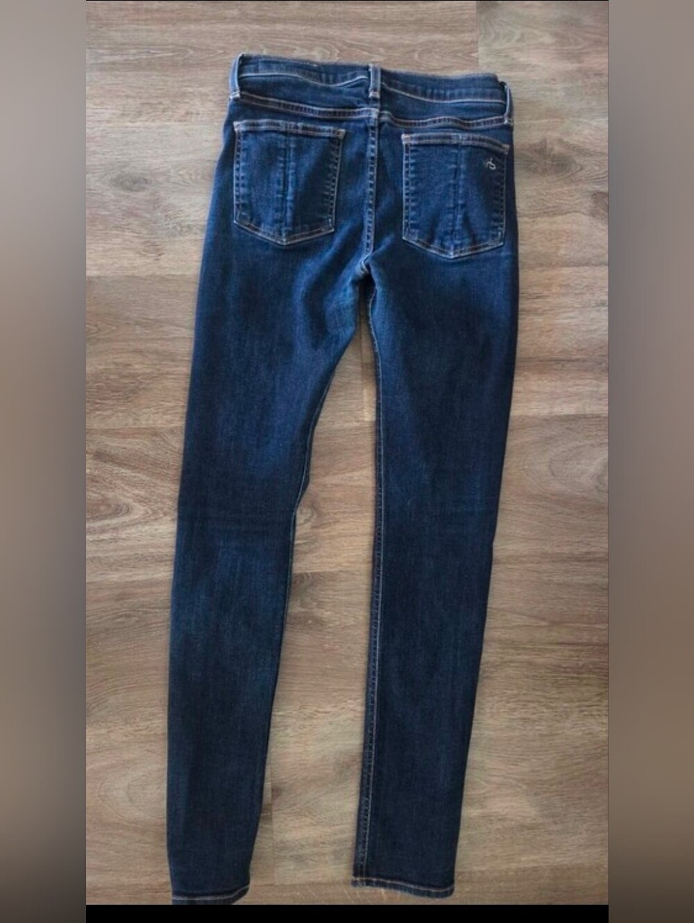 Rag & Bone High Rise Skinny Jeans Size 28 Heritage Dark Wash - Picture 3 of 9